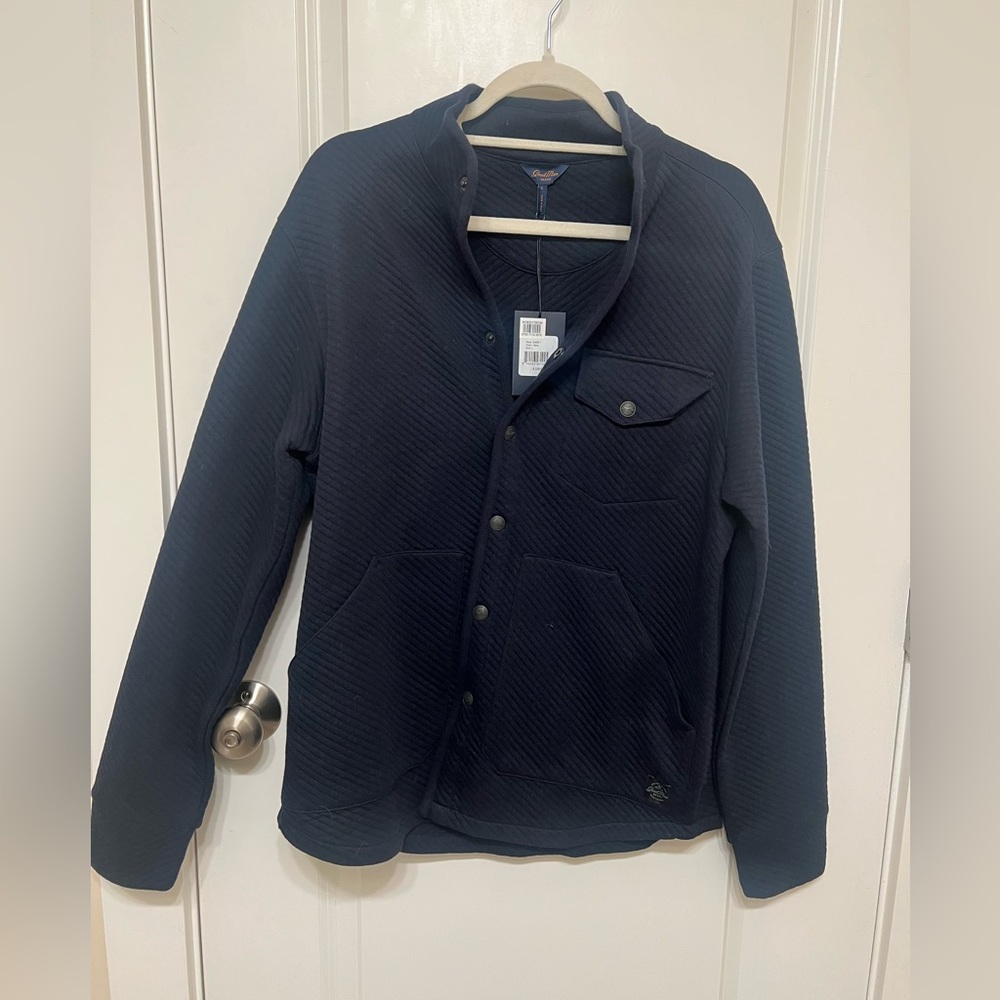 Good Man Brand size Large men’s navy shirt jacket! Never worn
